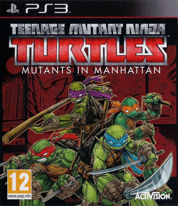 Teenage Mutant Ninja Turtles: Mutants in Manhattan box art for Playstation 3